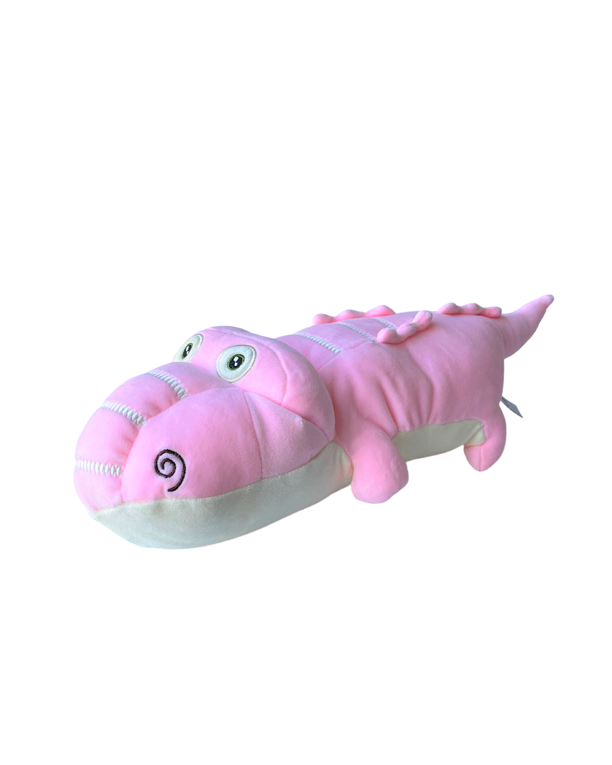Plush Squishy Pink Crocodile - Wilmot Harvey