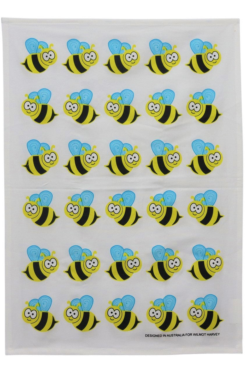 Tea Towel - Bees - Wilmot Harvey