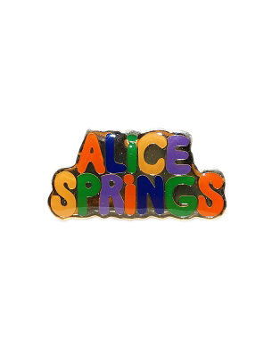 Hat Badge - ALICE SPRINGS - Wilmot Harvey Gifts & Souvenirs