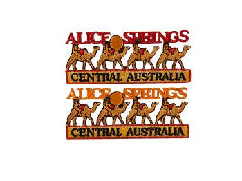 Alice Springs 4 Camel Patch - Wilmot Harvey Gifts & Souvenirs