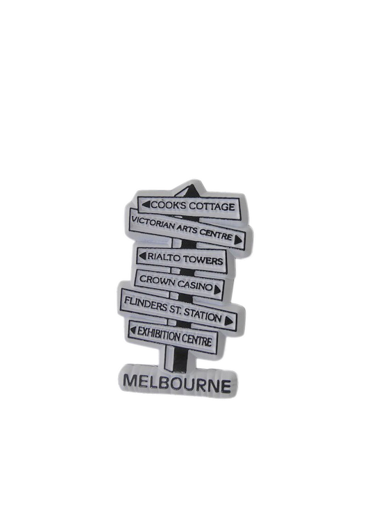 Melb Roadsign Soft Magnet - Wilmot Harvey Gifts & Souvenirs