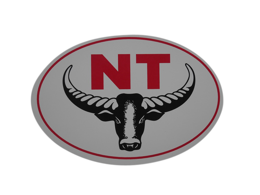 NT Bull Oval Sticker - Wilmot Harvey Gifts & Souvenirs