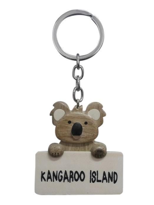 Timber Keyring - Koala 'Kangaroo Island' - Wilmot Harvey Gifts & Souvenirs
